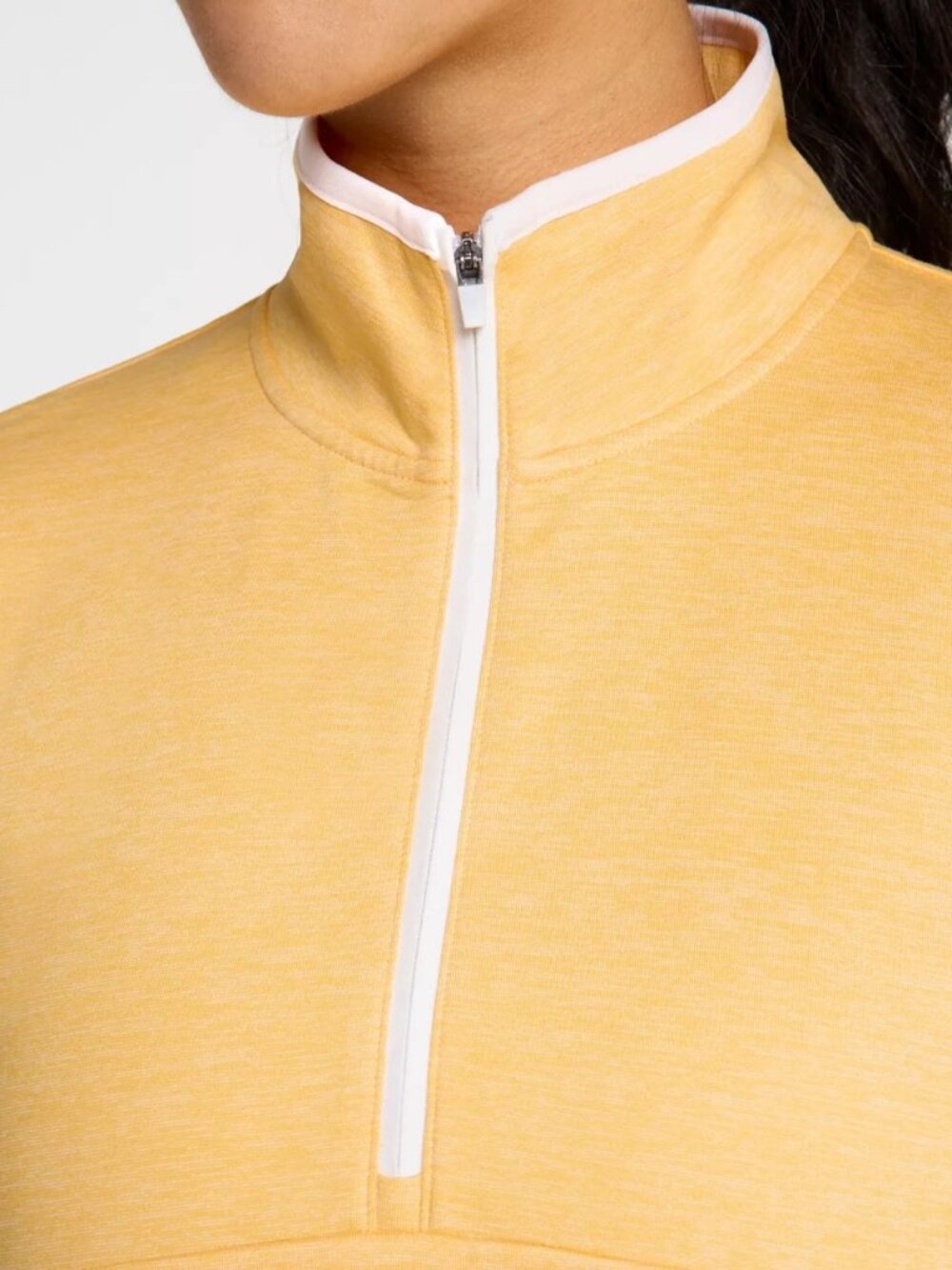 Walter Hagen Women's Performance 11 Lightweight 1/4 Zip - Color: Sunrise Orange - Picture 5 of 6